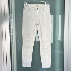 J. Crew Women's White Skinny Jeans Sz 29